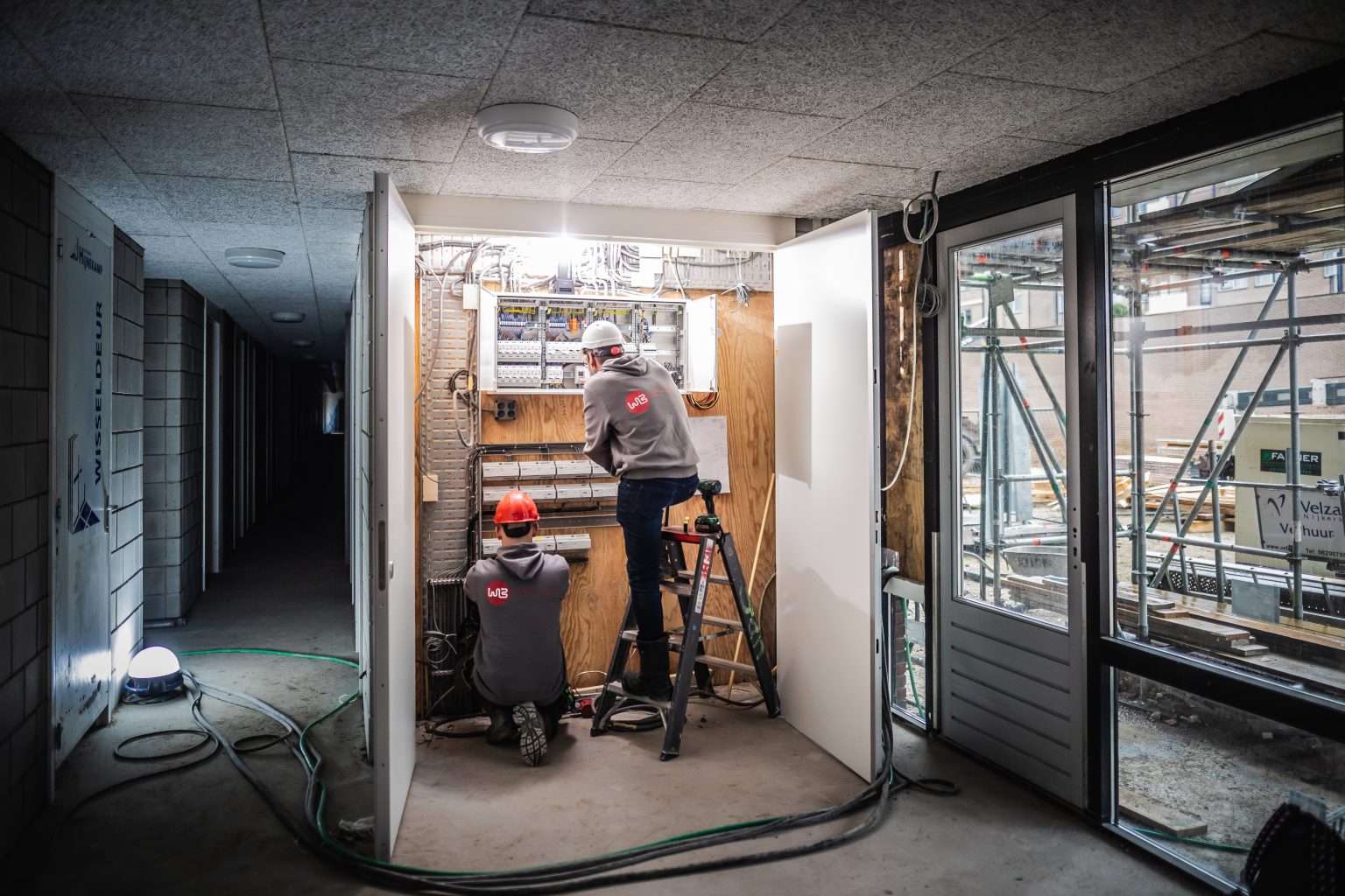 Aan het werk bij WB installatie